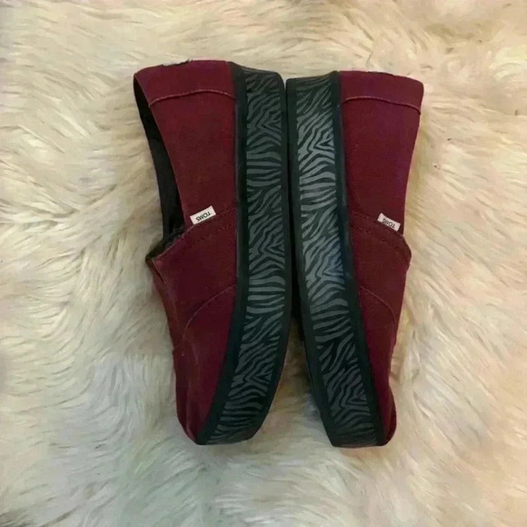 Toms Women's Alpargatas Boardwalk Platform Cabaret Canvas Color Size 8 - Picture 2 of 7